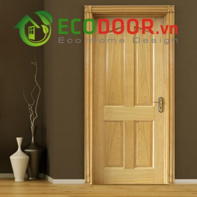 Cửa gỗ HDF Veneer cao cấp có giá nhỉnh hơn chút so với cửa gỗ HDF sơn đơn màu