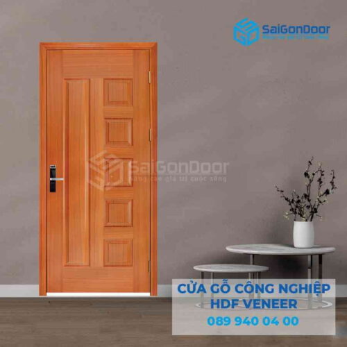 Cửa Gỗ HDF Veneer 6B sapele 8
